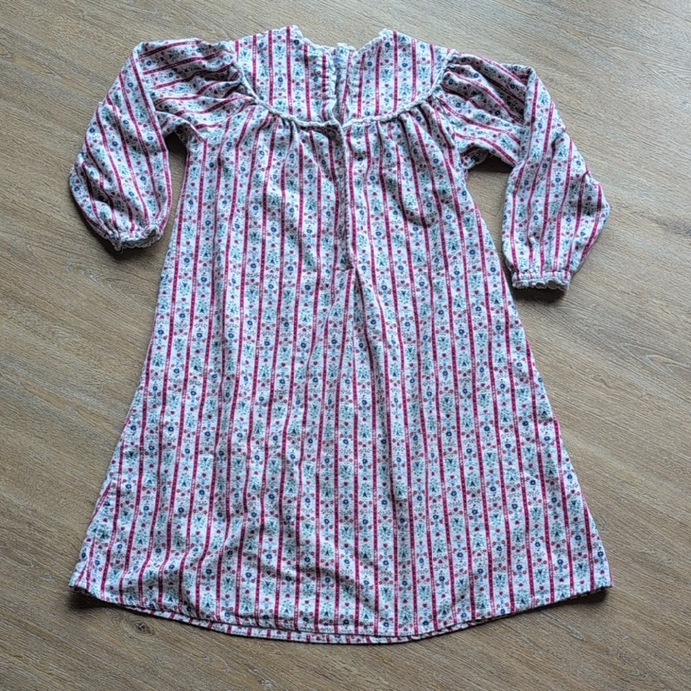 Lanz Of Salzburg Cotton Flannel Nightgown, Small